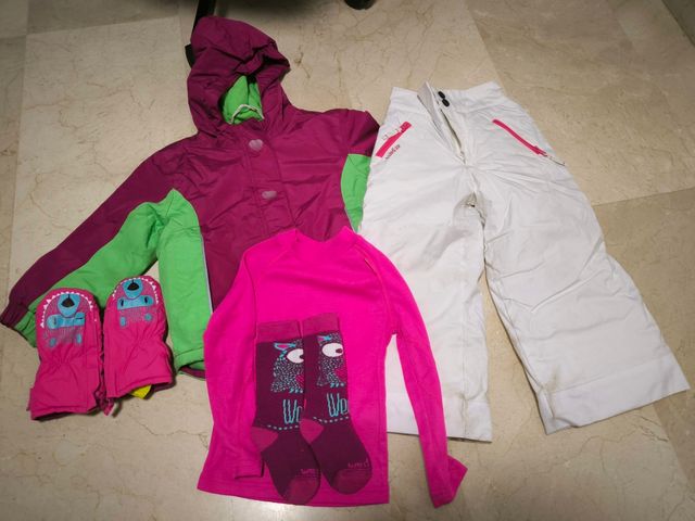 Ropa esquí 4 años