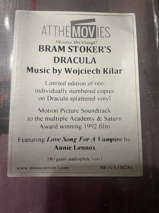 Bram Stoker's Dracula Vinile Numerato