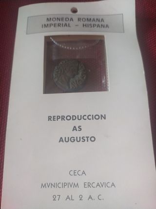 Réplica moneda romana