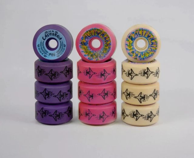 Ruote vintage nos og california pro 66mm 95A skate