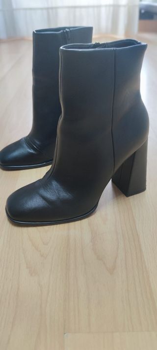 BOTINES MUJER - talla 38 - negro
