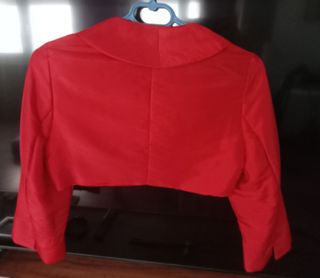 Torera de fiesta roja