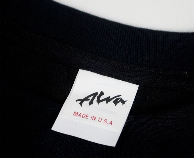 t-shirt alva made usa originale vintage 80-90s