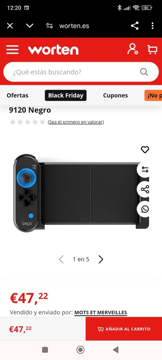 Mando inalámbrico para móvil