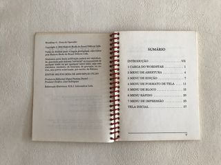 Comandos basicos Wordstar informatica vintage