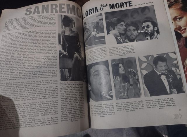 Revistas Antena - Amália e Yola na frente Capa