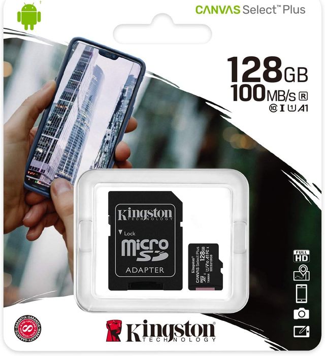 Tarjeta microSD, SDCS2/128GB con Adaptador