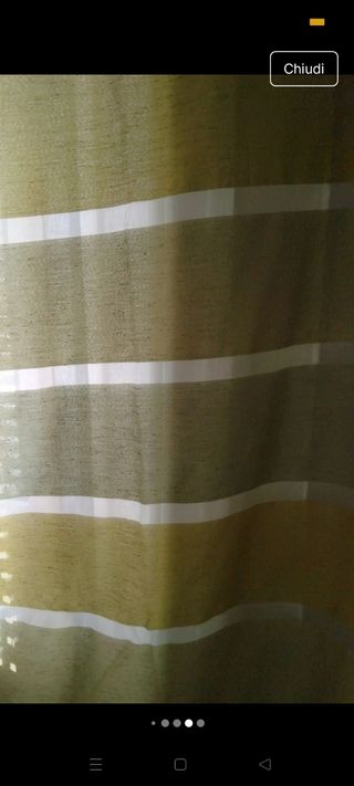 Tenda con anelli - Verde - cm 280x140