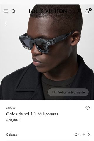 Gafas Louis Vuitton Millionaire