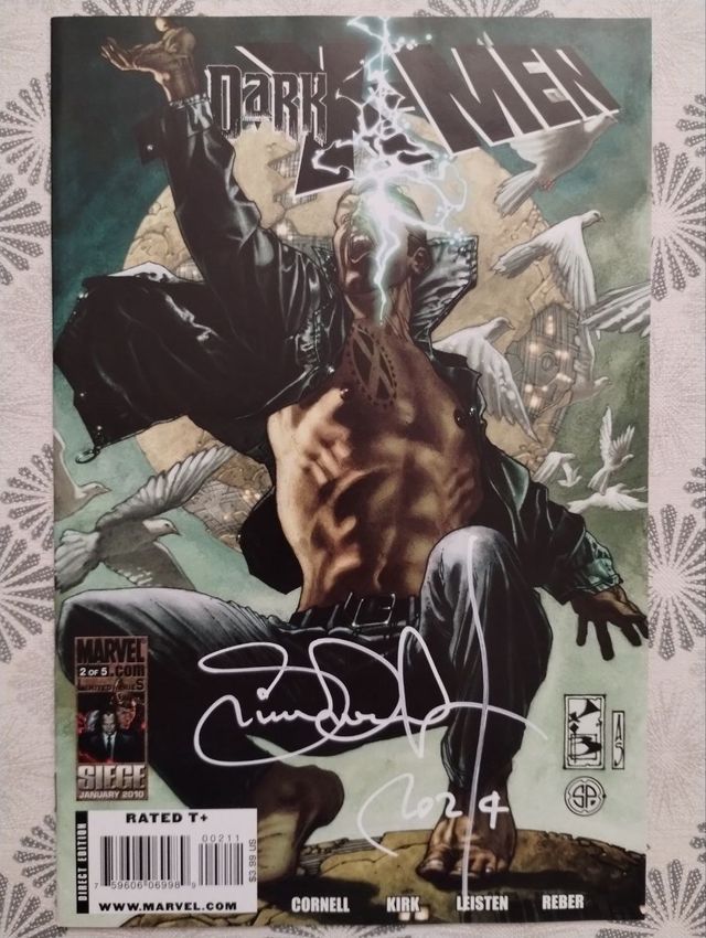 Dark X-Men 2 Autografato Simone Bianchi Marvel