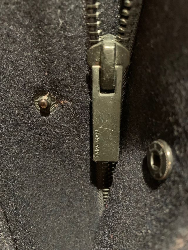 Chaqueton paño zara hombre