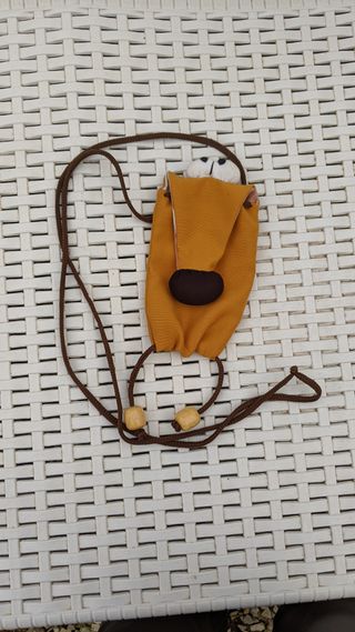 Borsa astuccio porta oggetti tracolla laccio