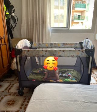 Cuna de viaje, colecho, corral o parque de juegos