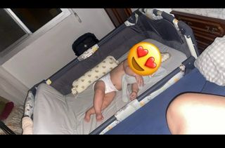 Cuna de viaje, colecho, corral o parque de juegos