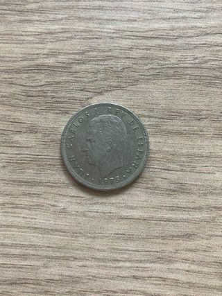 Moneda 5 Pesetas 1975 estrella 77