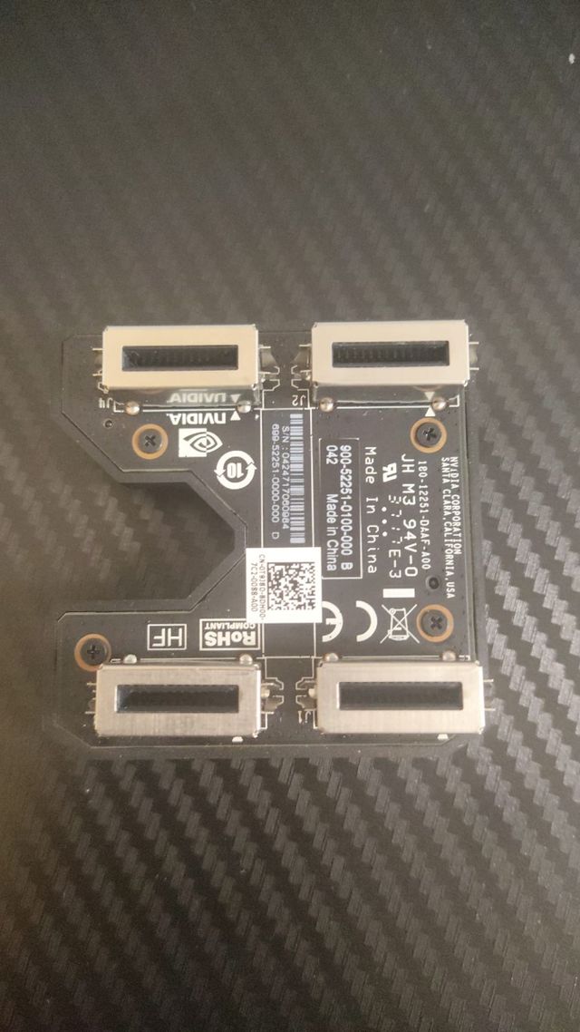 NVIDIA sli bridge 2 slots