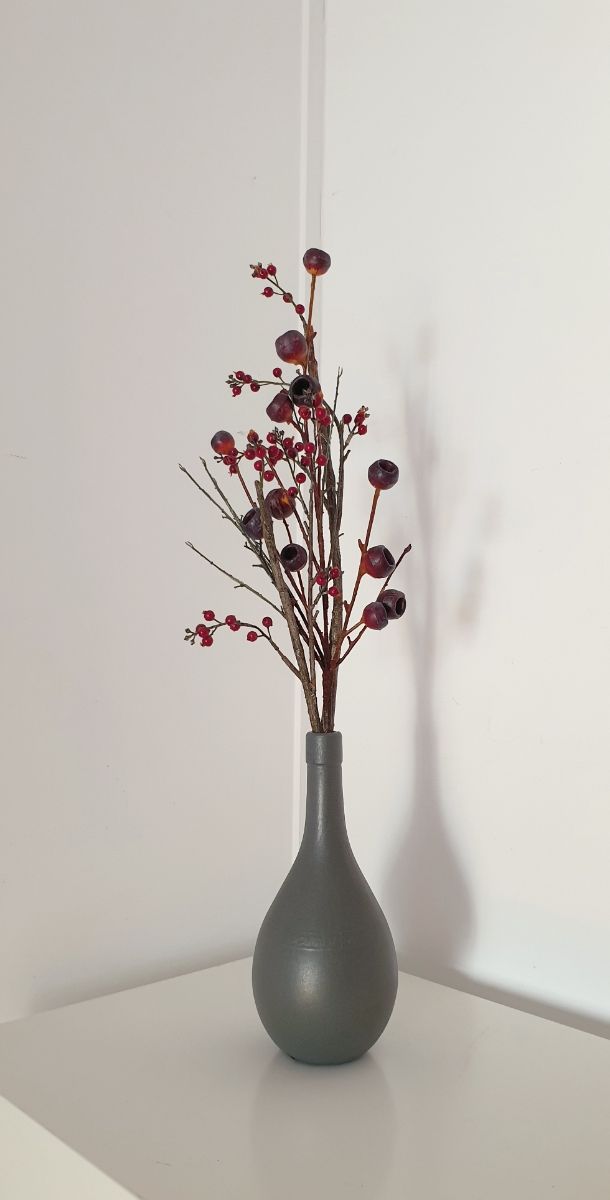 JARRÓN DE CERÁMICA CON RAMAS