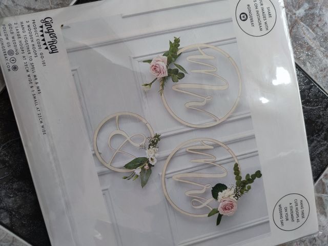 ARO MADERA BODA MR /MRS