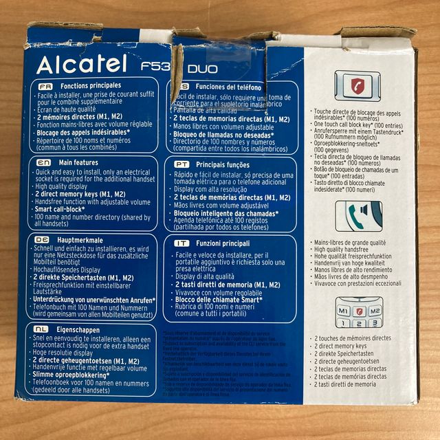 Alcatel F530 Duo Candy-Bar. 419963