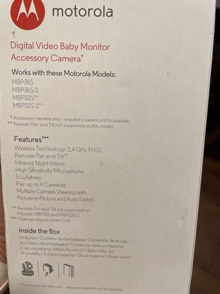 Camara vigilabebes Motorola