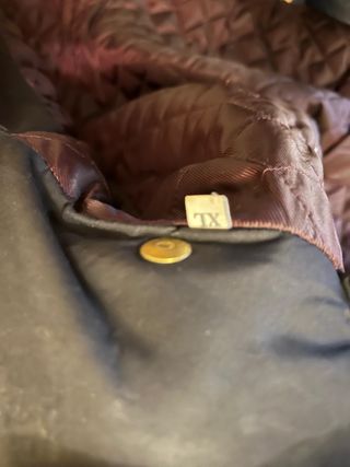 Gabardina Burberry de plumas 