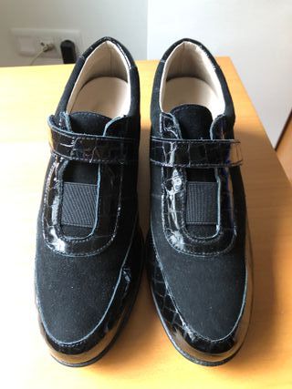 Zapatos mujer, ante y charol