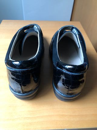 Zapatos mujer, ante y charol