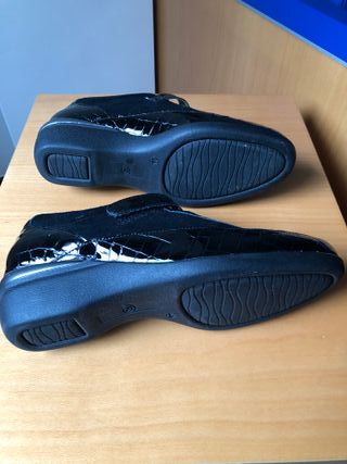 Zapatos mujer, ante y charol