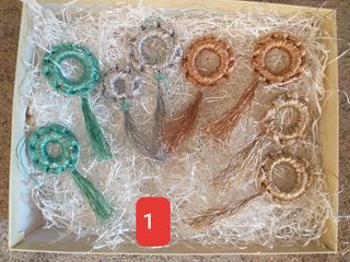 Addobbi natalizi albero di Natale  Macrame  Boho  