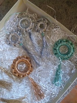 Addobbi natalizi albero di Natale  Macrame  Boho  