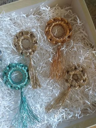 Addobbi natalizi albero di Natale  Macrame  Boho  