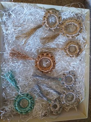 Addobbi natalizi albero di Natale  Macrame  Boho  