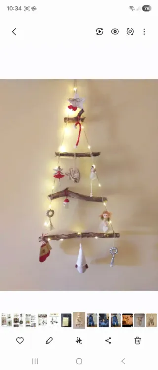 Decoracion navidenõs Boho Nordico  scintillante