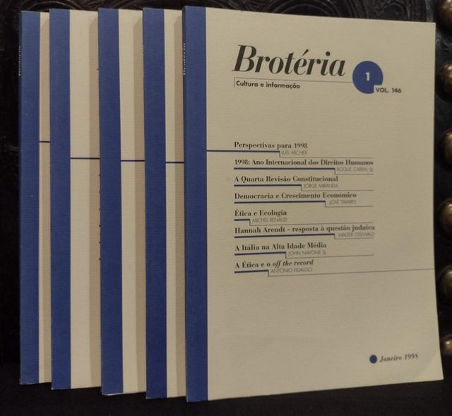 Brotéria Vol. 146 - 5 livros (1998)