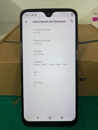 Motorola G7 Plus nero