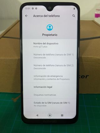 Motorola G7 Plus nero