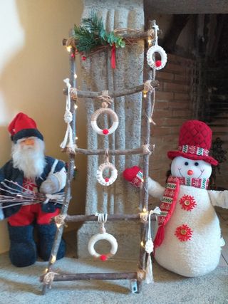 Decorazioni Natalizi Macrame  Artigianali Handmade