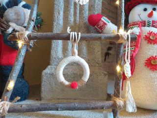 Decorazioni Natalizi Macrame  Artigianali Handmade