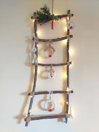 Decorazioni Natalizi Macrame  Artigianali Handmade