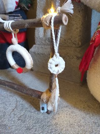 Decorazioni Natalizi Macrame  Artigianali Handmade
