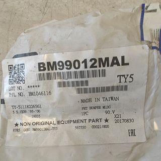 MOLDURA IZQUIERDA PARACHOQUE DELANTERO BMW 5 NUEVO