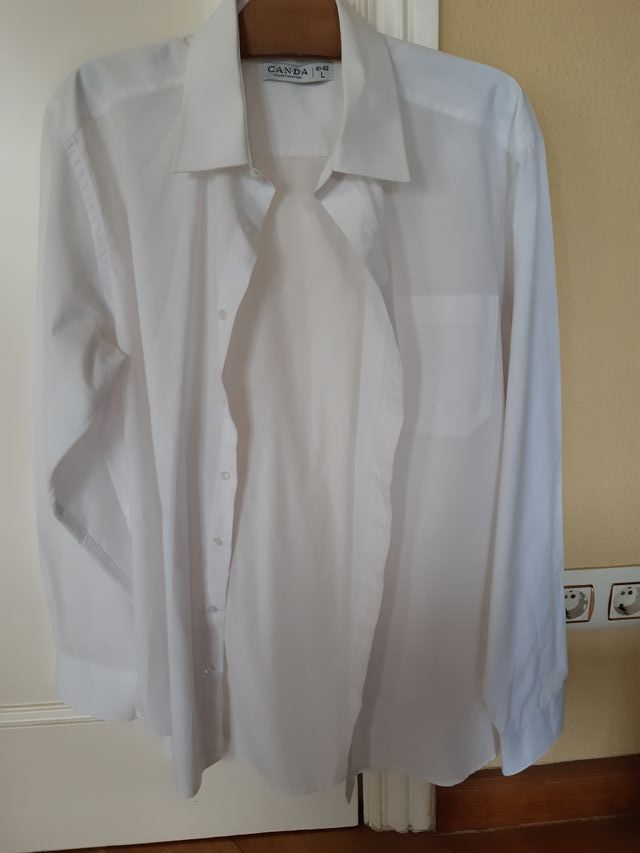 Camisa blanca marca Canda talla L 41-42