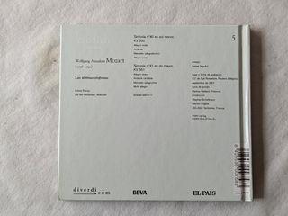 Mozart. Las últimas sinfonías. CD Book