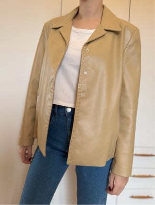 Giacca in Vera Pelle Vintage Sartoria