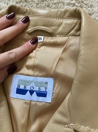 Giacca in Vera Pelle Vintage Sartoria