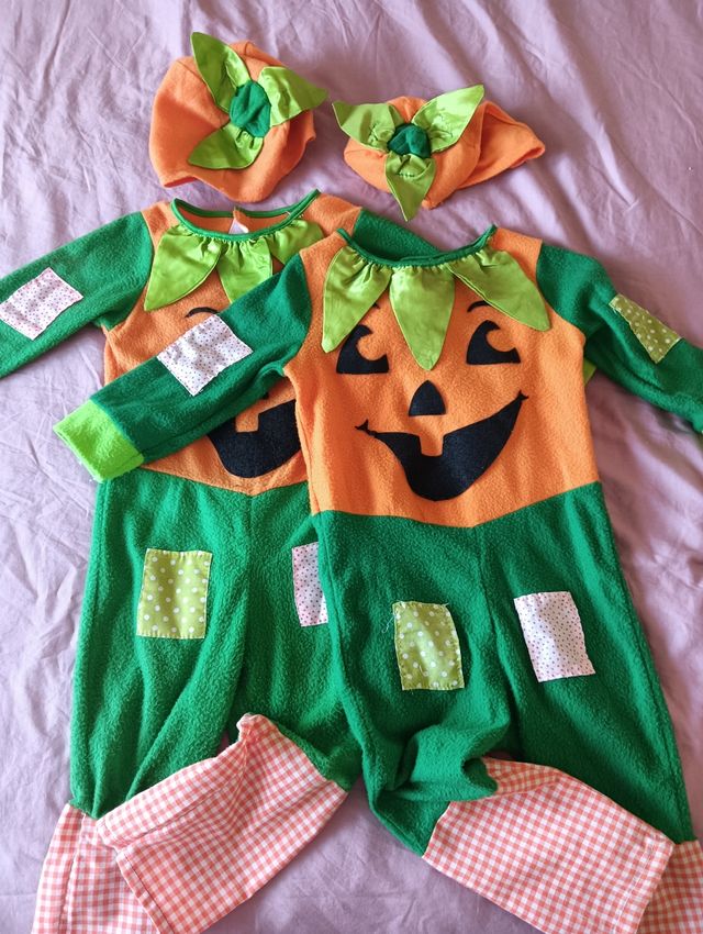 Traje Halloween gemelos
