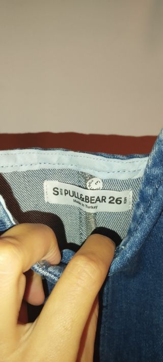 Vestido vaquero corto talla s Pull