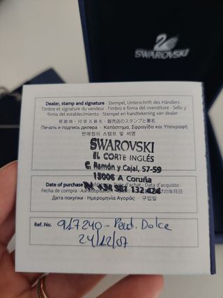 Pendientes Swarovski