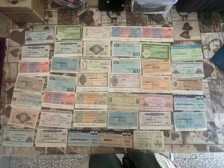 69 mini assegni da collezione 