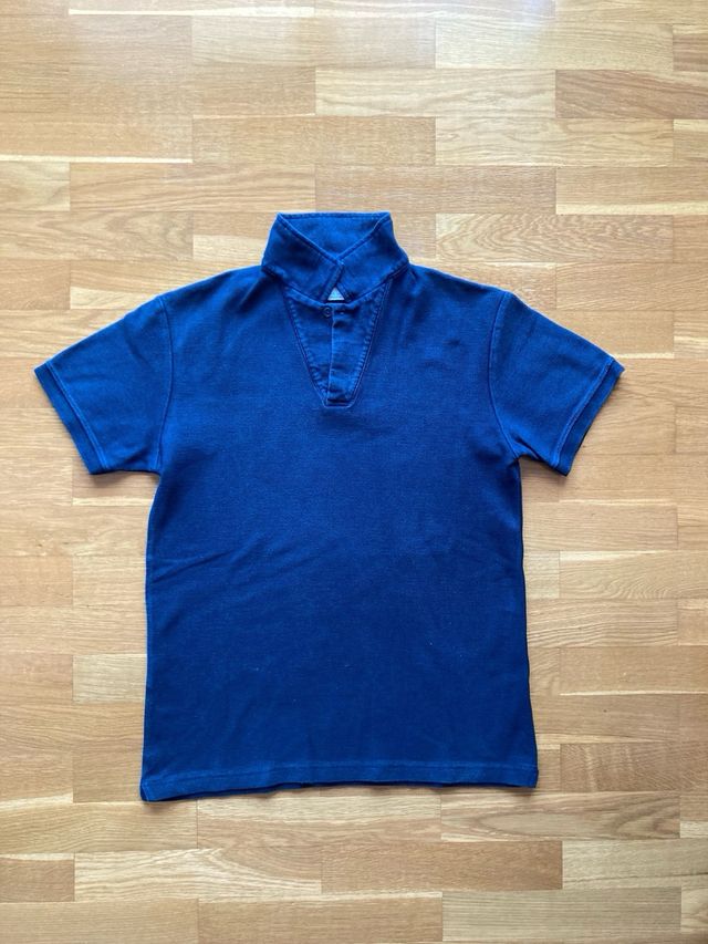 Polo Azul Marino Zara Hombre